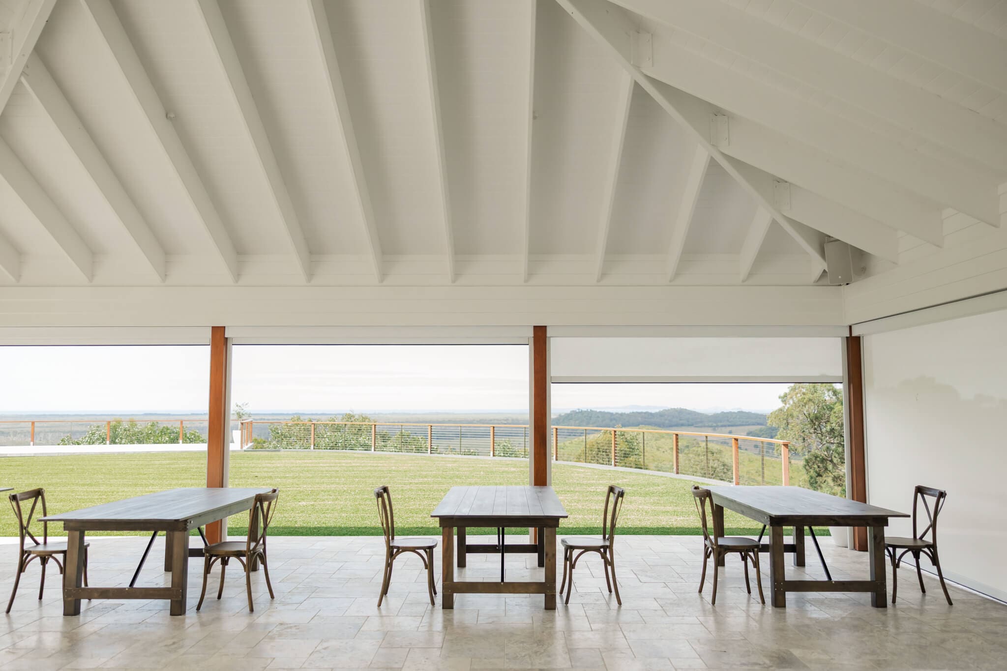 Pavillion area at the Ambrym Estate Venue near Yeppoon.