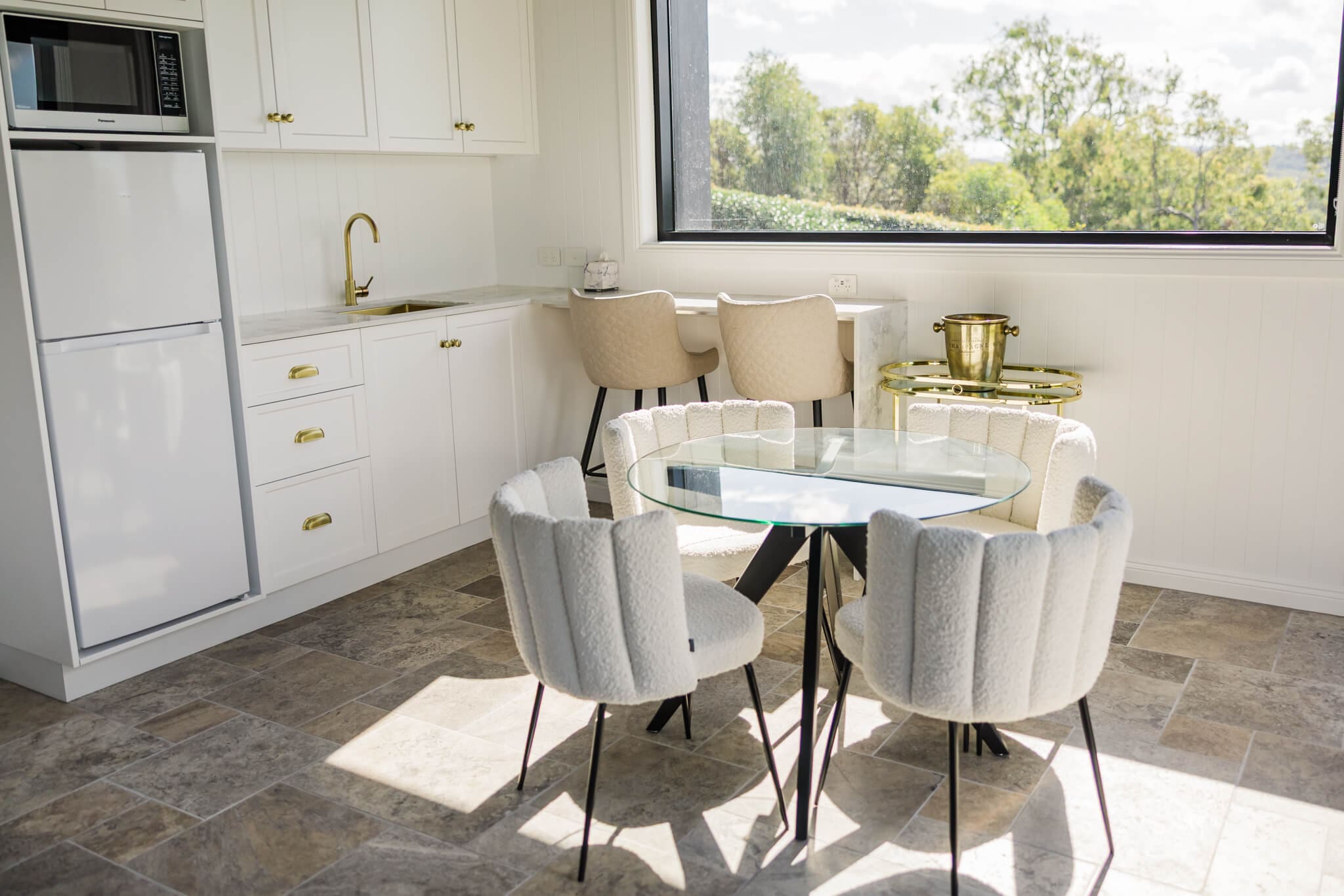 Honeymoon Suite showcasing the kitchen area at a luxury wedding venue near Yeppoon.