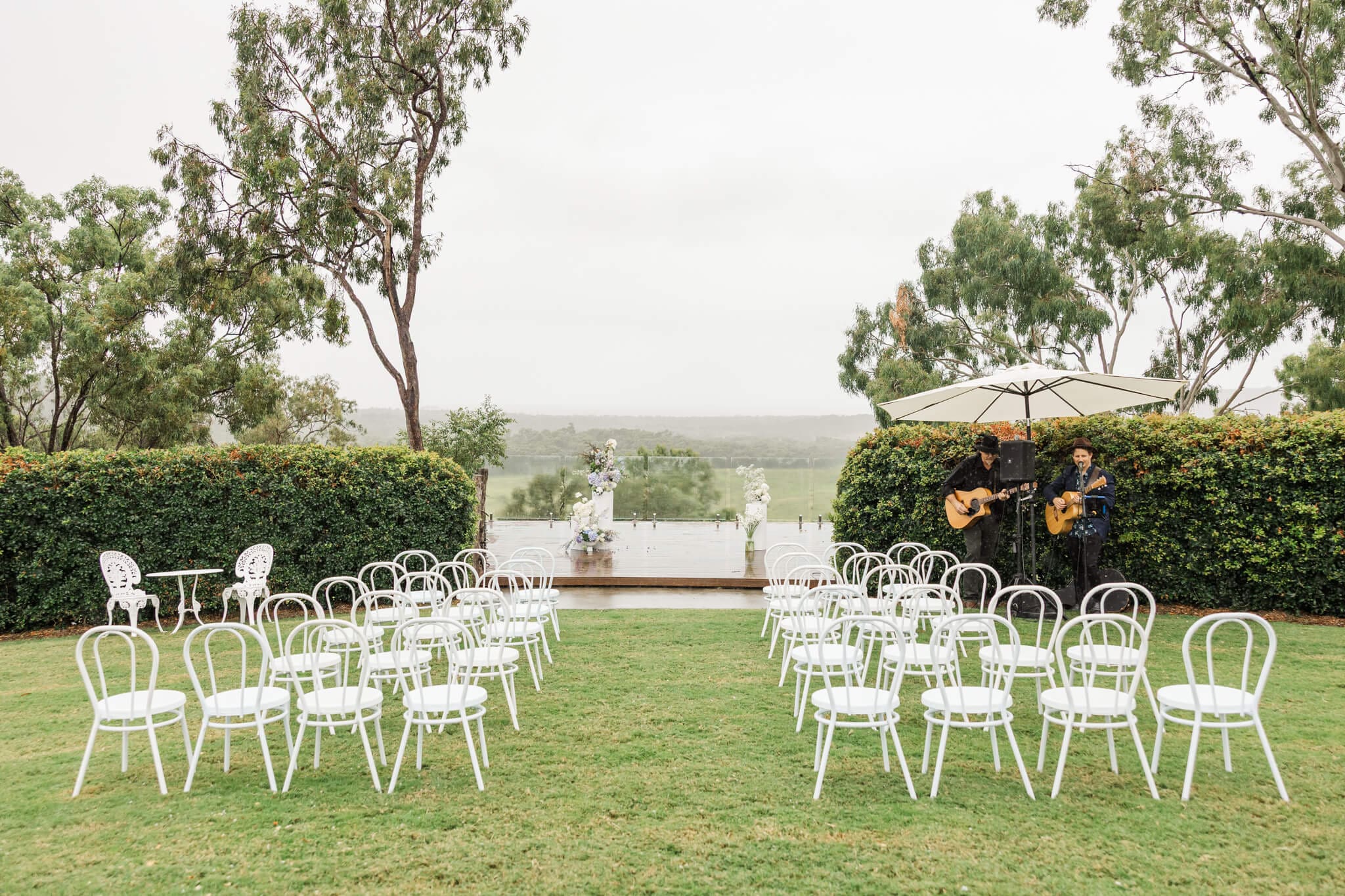 The lookout, used for ceremonies at The salty lime co. a wedding venue near Yeppoon Queensland.