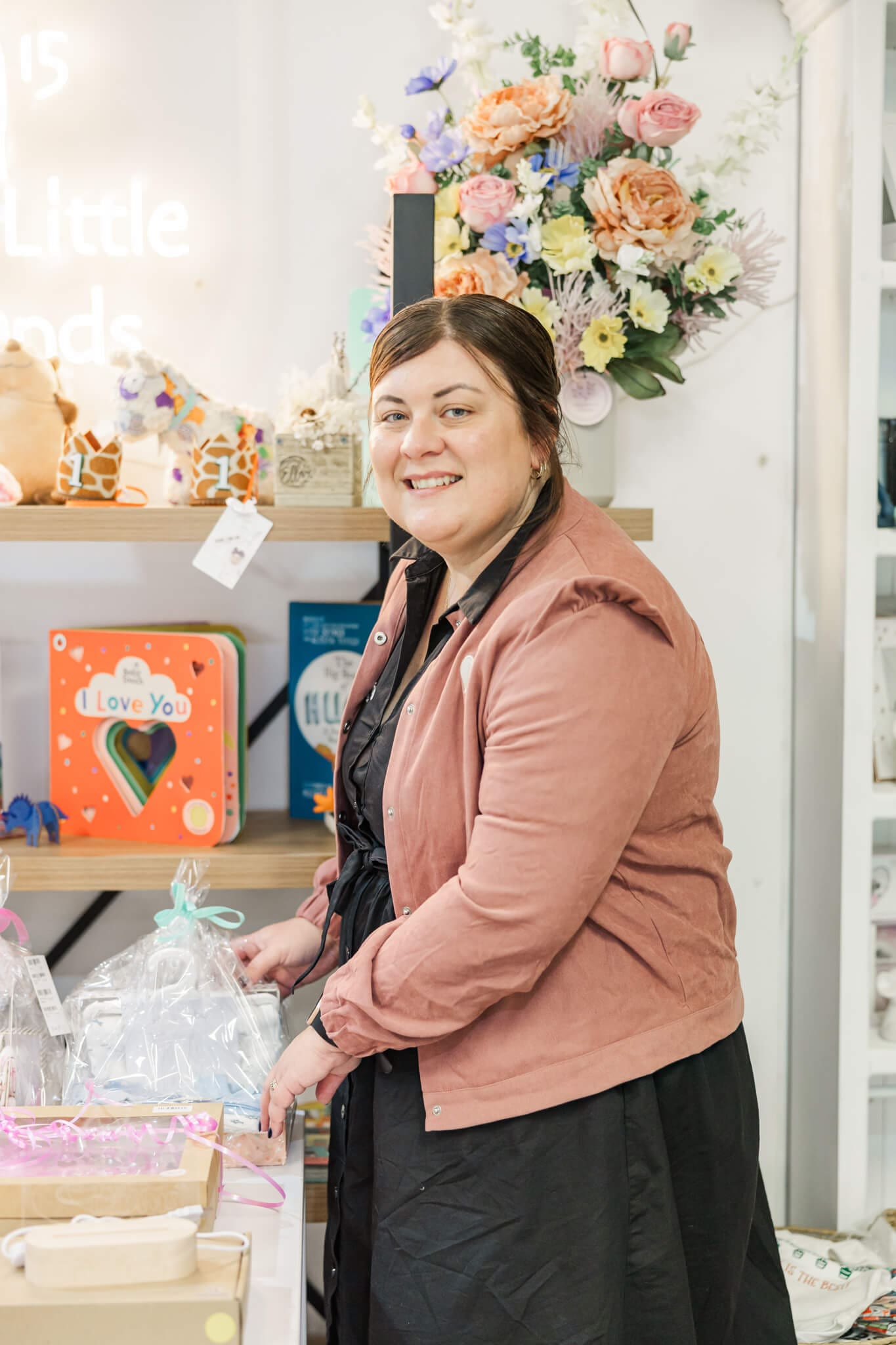 Baby shop Two Little Friends' owner Kerrie.