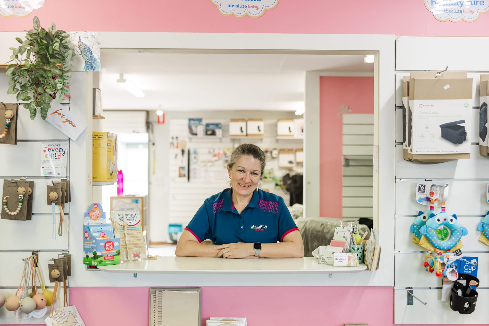 Bec from Absolute Baby - one of Rockhampton's Baby Shops