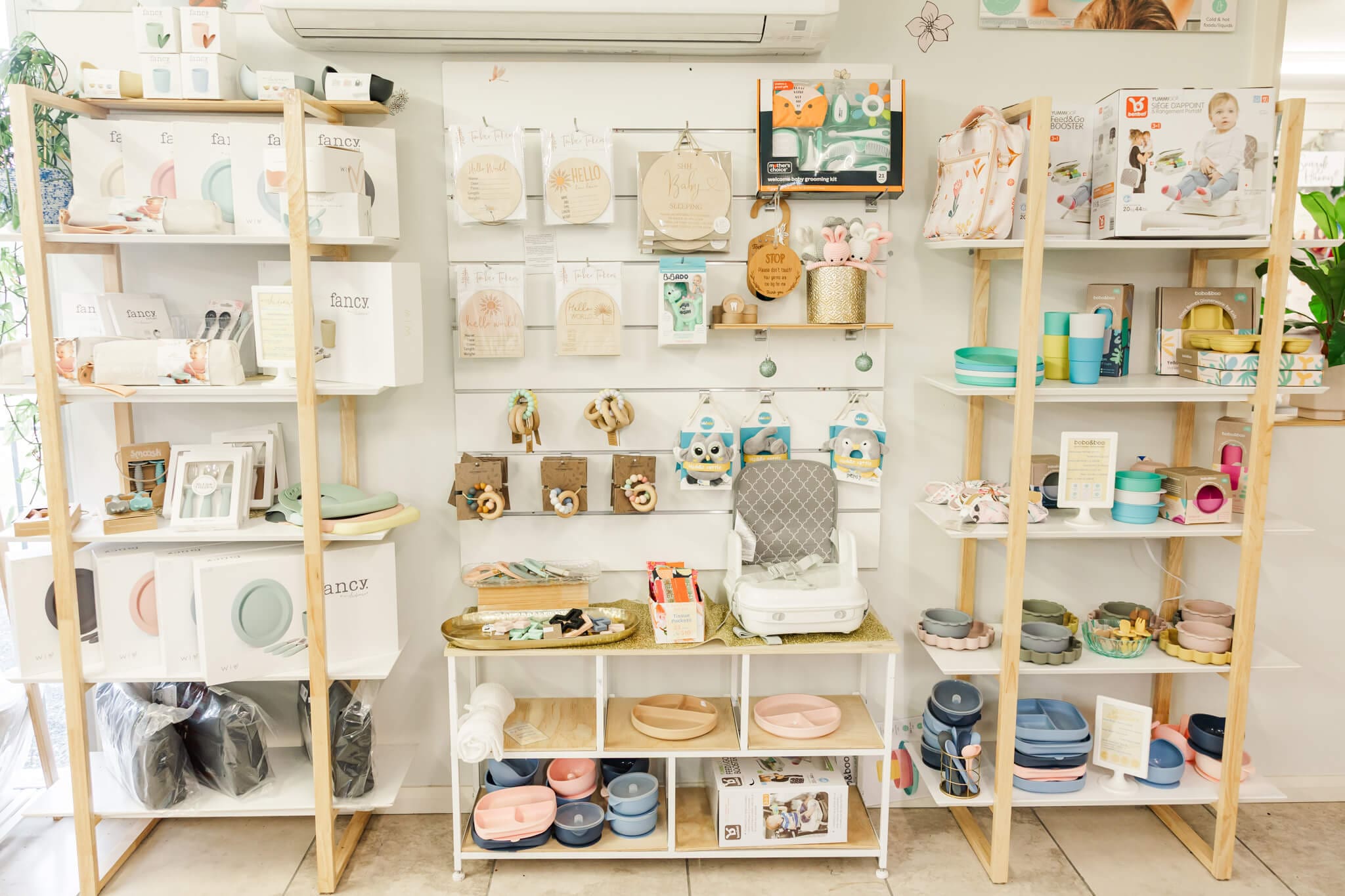 Some stock in a Absolute Baby in Rockhampton featuring gifts and newborn essentials.