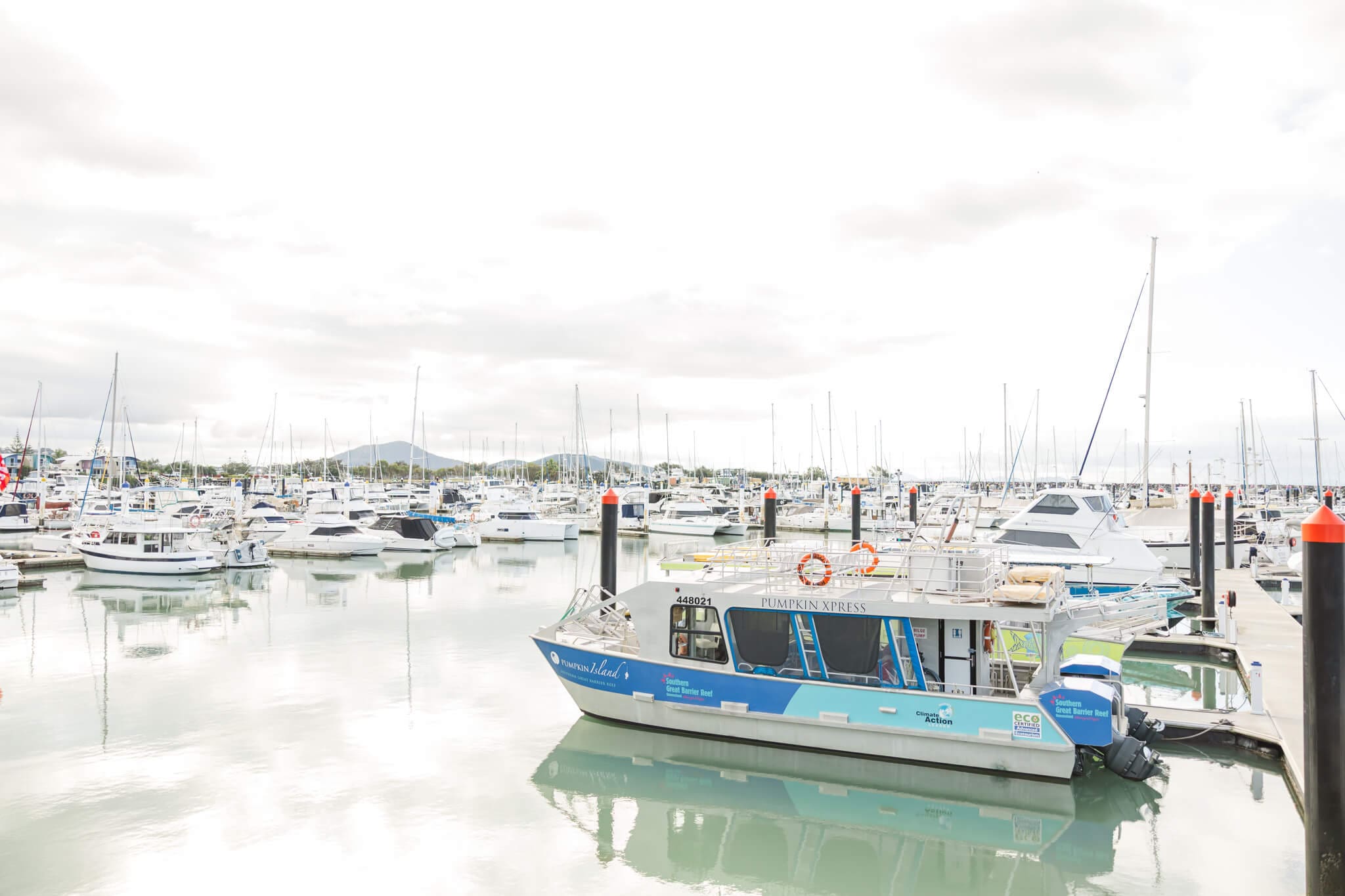 Gorgeous views over looking Rosslyn Bay habour. Captured by Julie-Anne Photography.