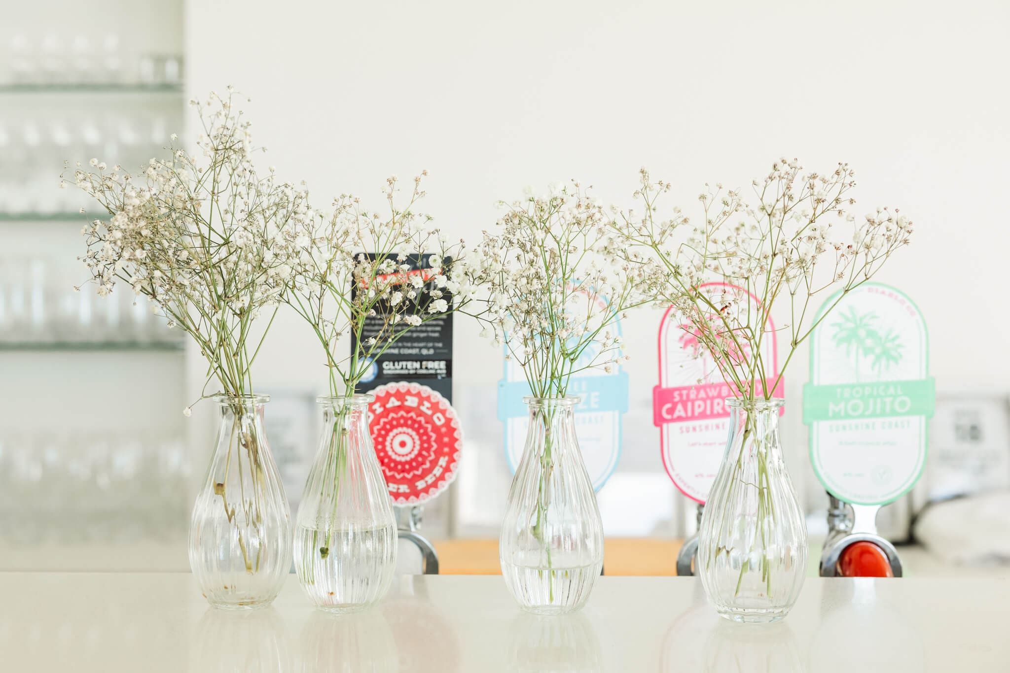 Interior decor inside a wedding venue, near Yeppoon on the Capricorn Coast.