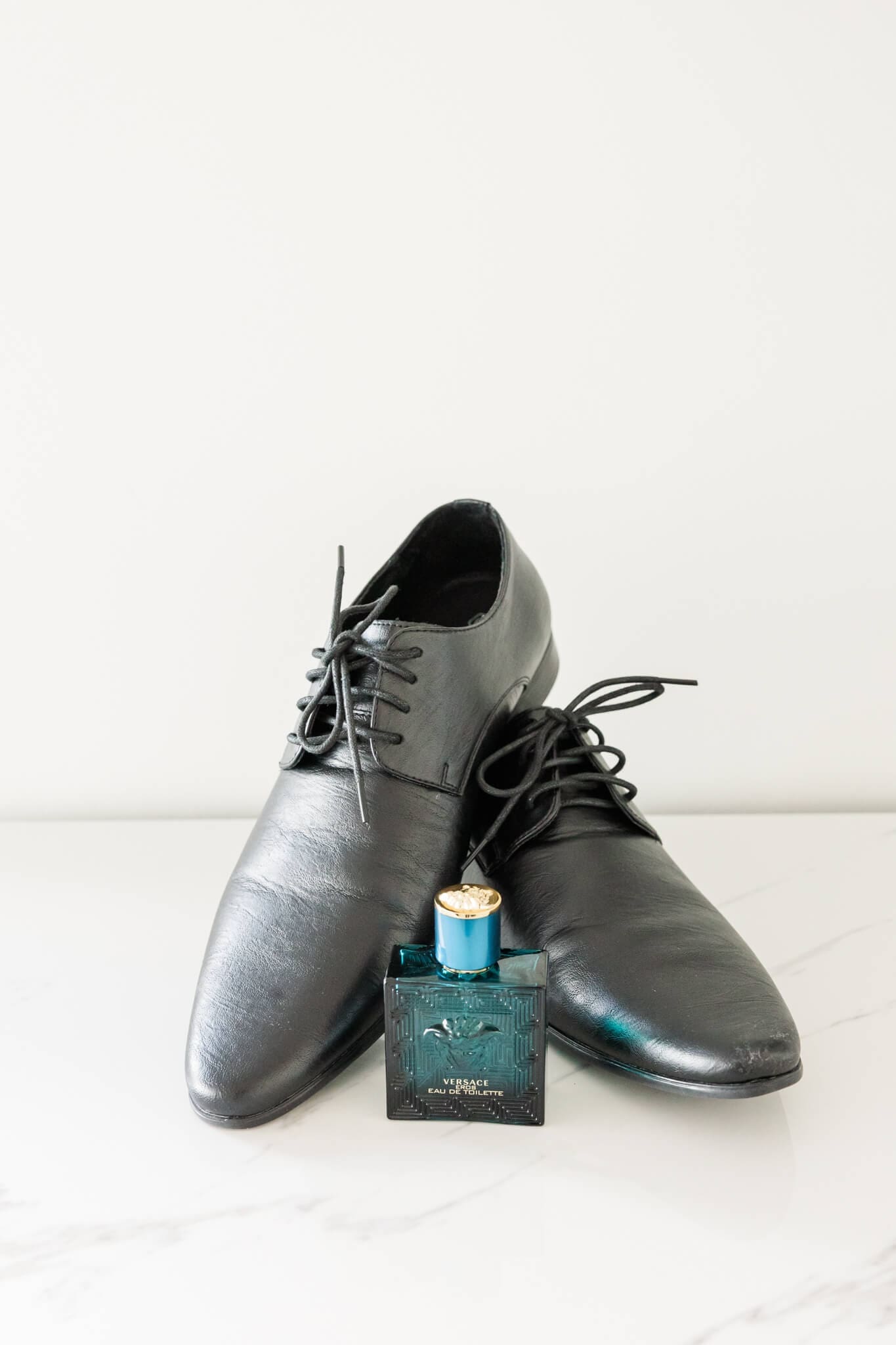 Groom's shoes detail shot for his wedding. Captured by Rockhampton Wedding Photographer Julie-Anne Photography