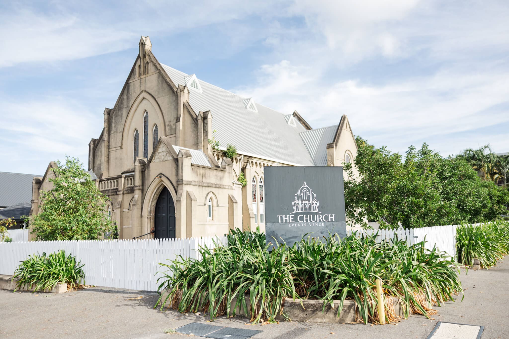 For vintage weddings - The Church Events Venue in Rockhampton is a stunning piece of history. Captured by Julie-Anne Photography.