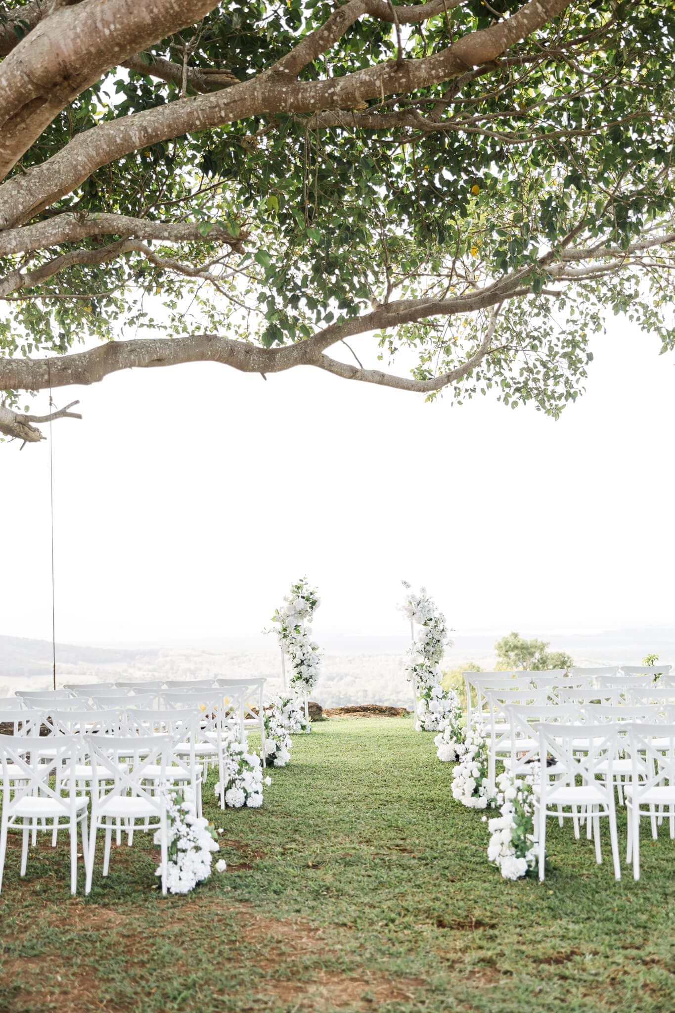 360° views a the wedding venue - The Lookout Woodbury, near Yeppoon, Queensland.