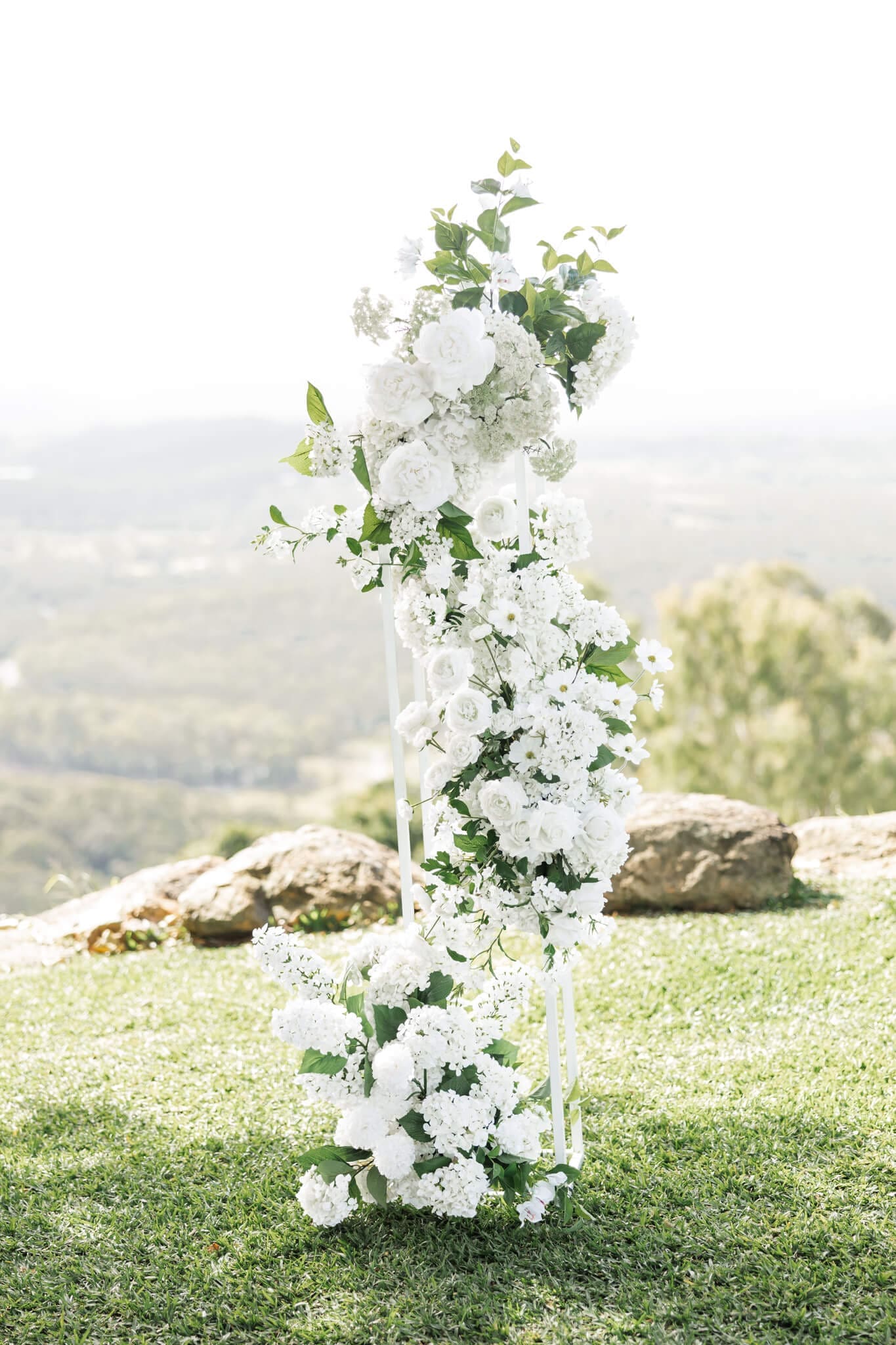 360° views a the wedding venue - The Lookout Woodbury, near Yeppoon, Queensland.