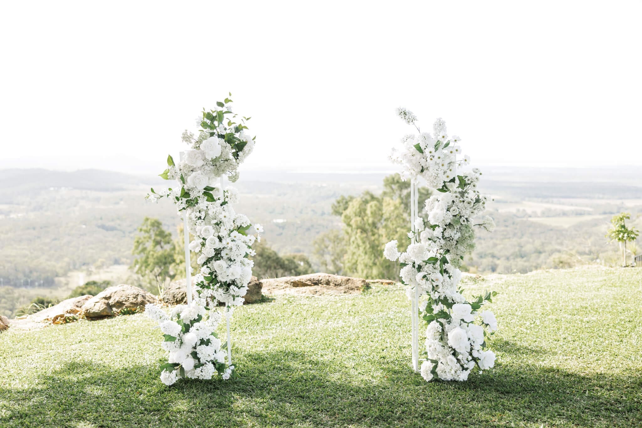 360° views a the wedding venue - The Lookout Woodbury, near Yeppoon, Queensland.