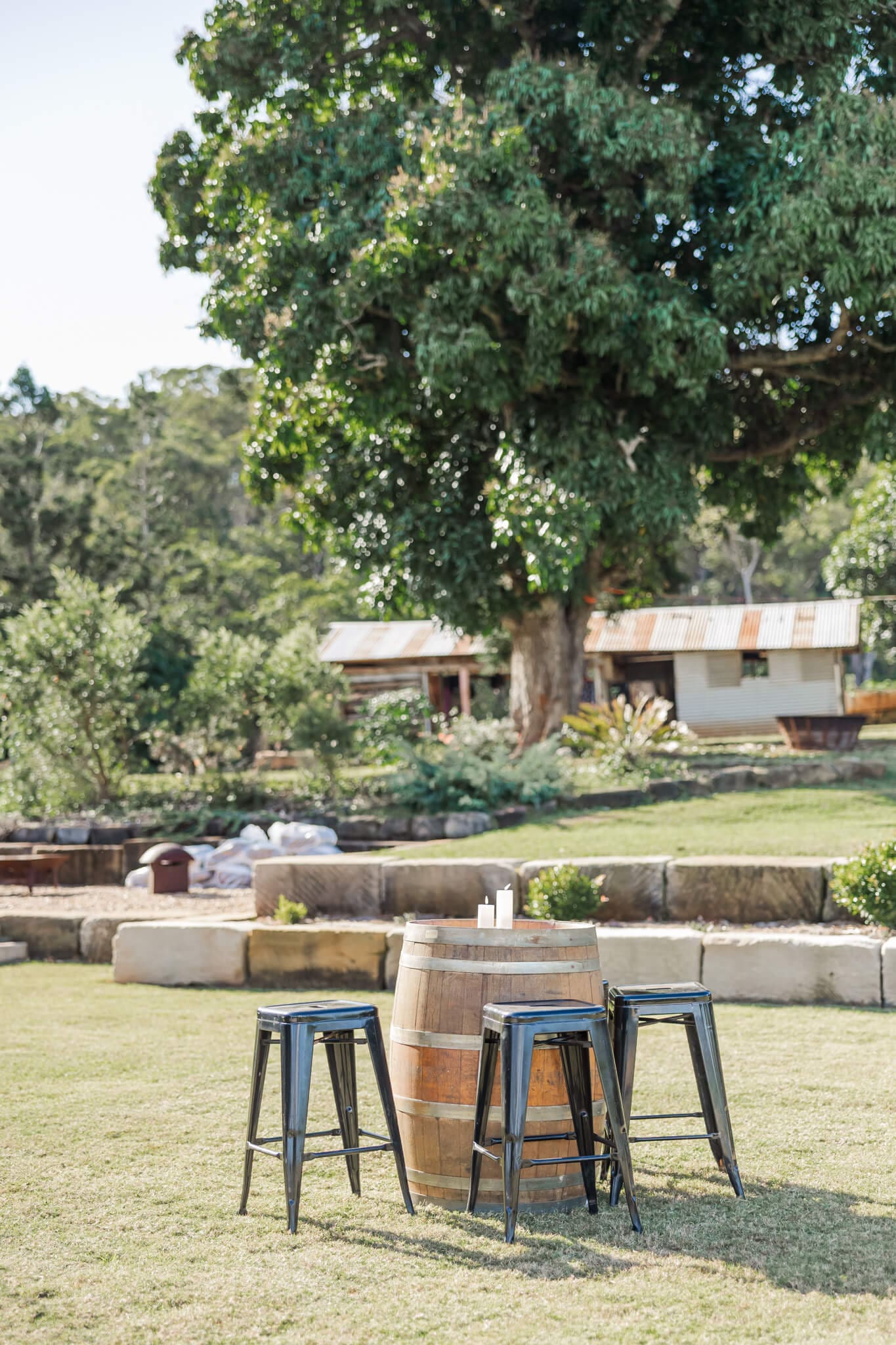 A photogenic wedding venue, situated near Yeppoon. 