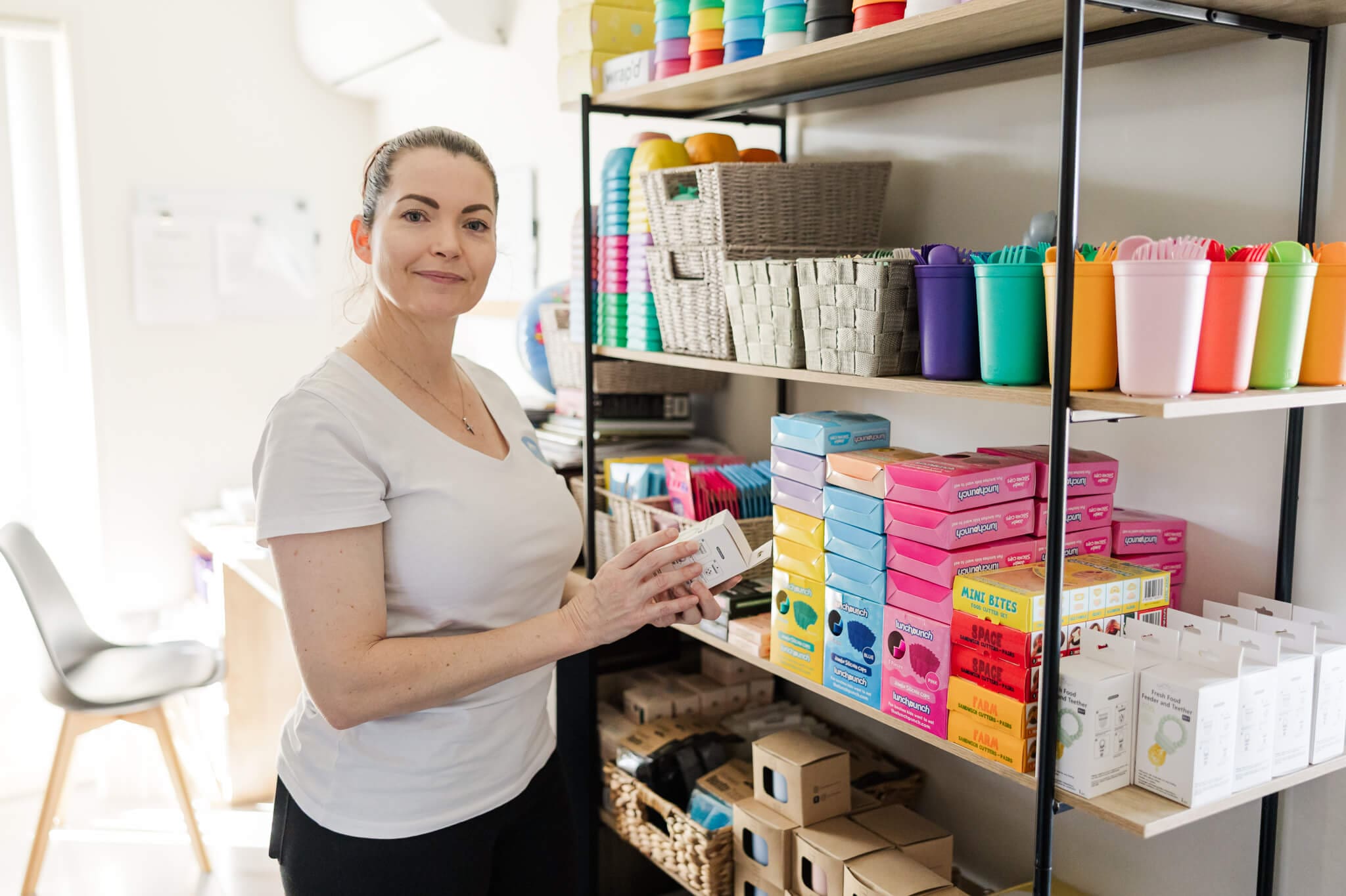 Jess, the owner of Two Little Finches, captured by Julie-Anne Photography.