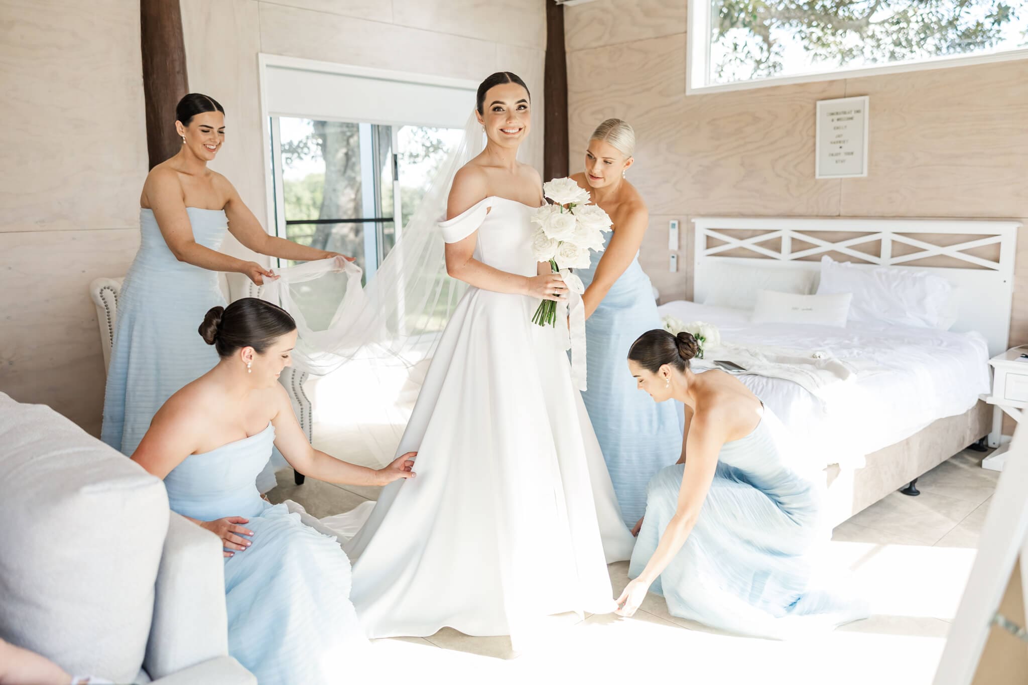 The Bridal Prep area at The Lookout Woodbury near Yeppoon