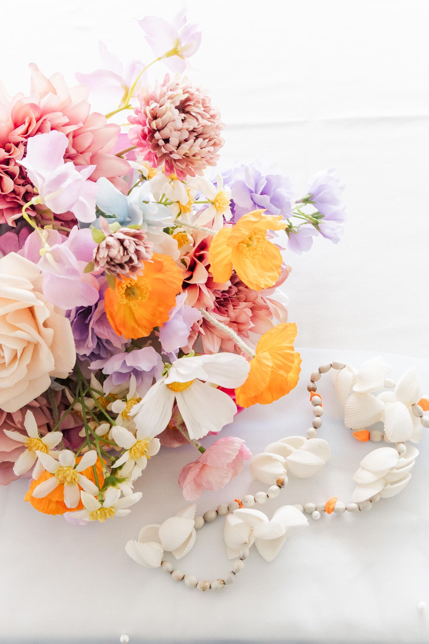 Detail shot of brides bouquet. Captured by Yeppoon Wedding Photographer, Julie-Anne Photography.