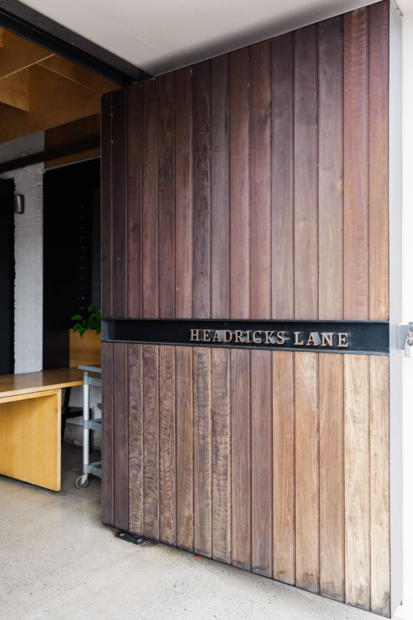 Epic door entrance at Headricks Lane, wedding venue in Rockhampton.