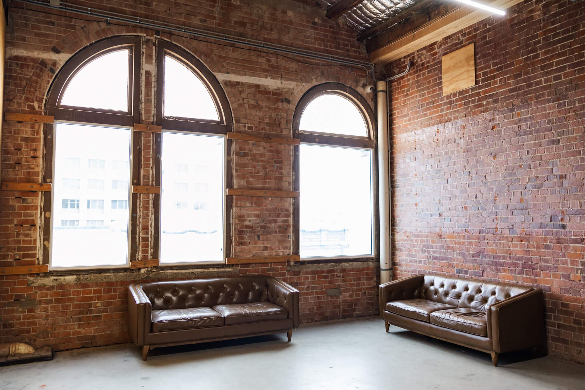 Upper level of historical brick wedding venue, Headricks Lane in Rockhampton