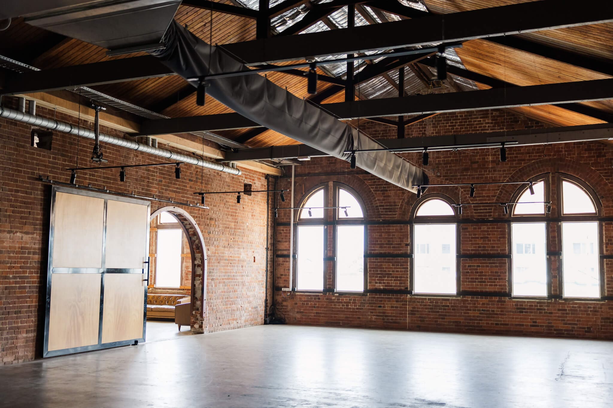 Upper level of historical brick wedding venue in Rockhampton