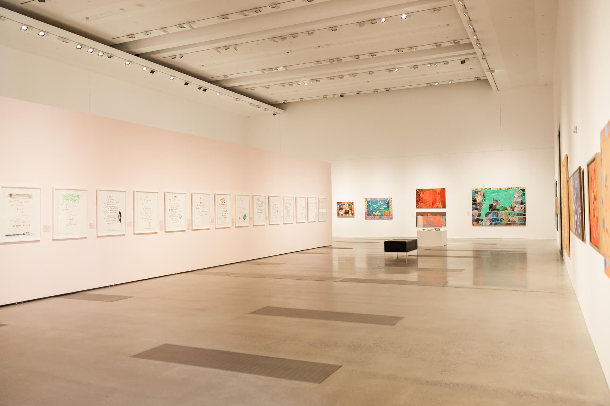 Art work on display at the wedding venue, Rockhampton Museum of Art.