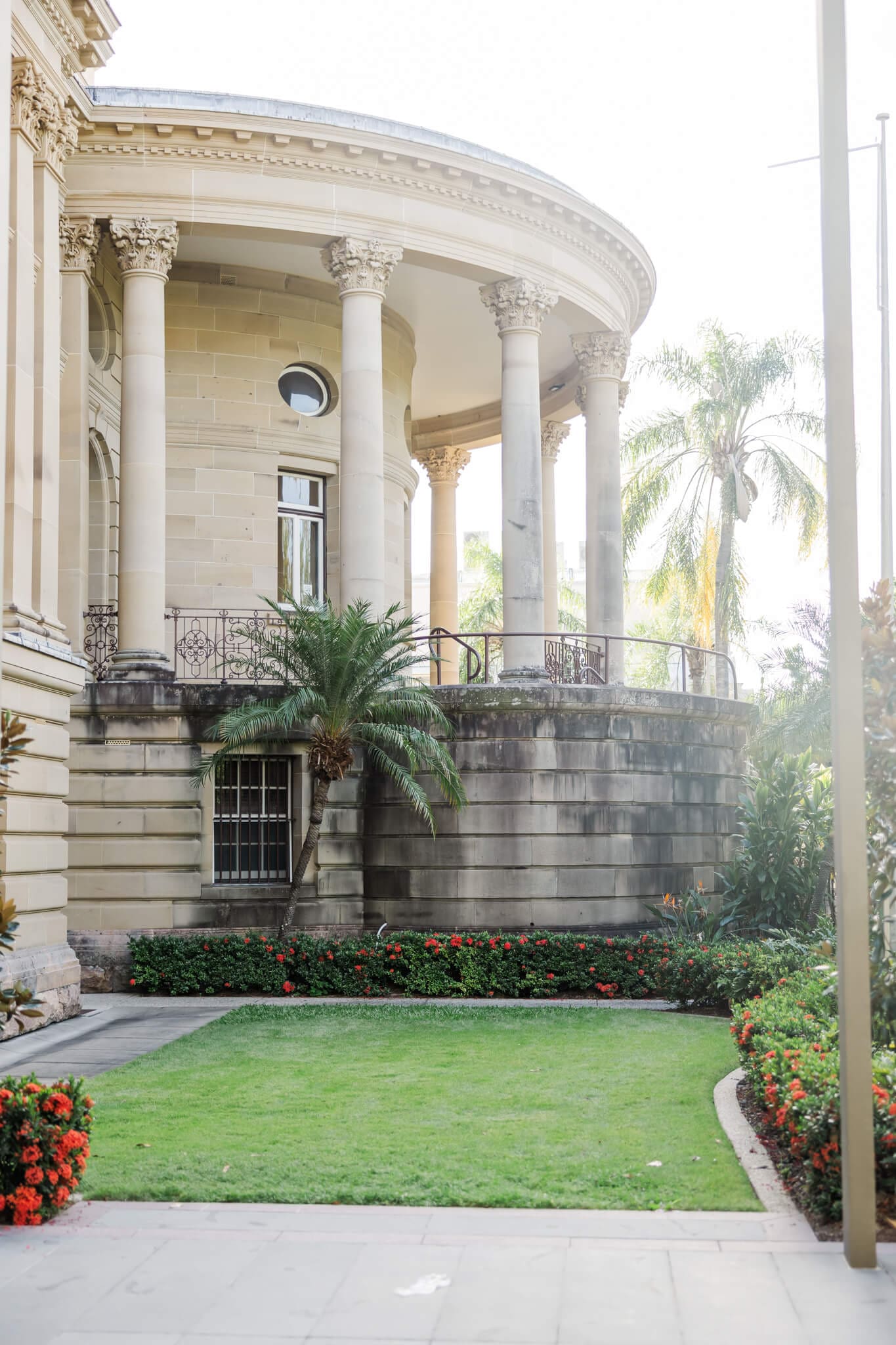 View from the Rockhampton Museum of Art over looking the Customs House.