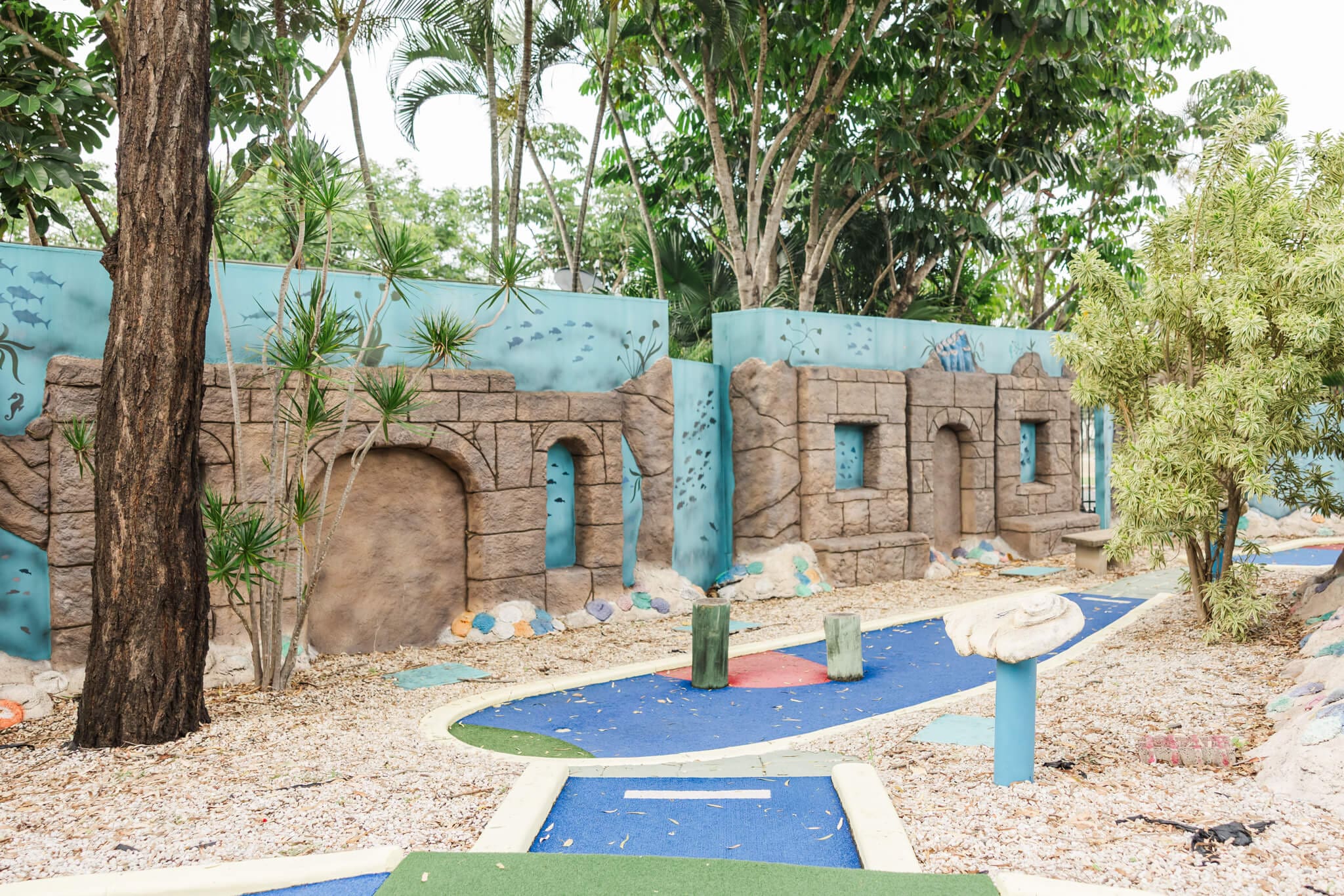 Mini Golf area at Southside Rockhampton pool.