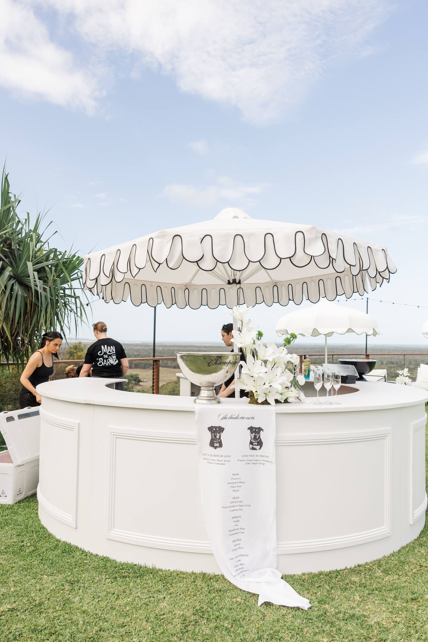 Luxury wedding styling by Vintage Hire, an event stylist in Rockhampton