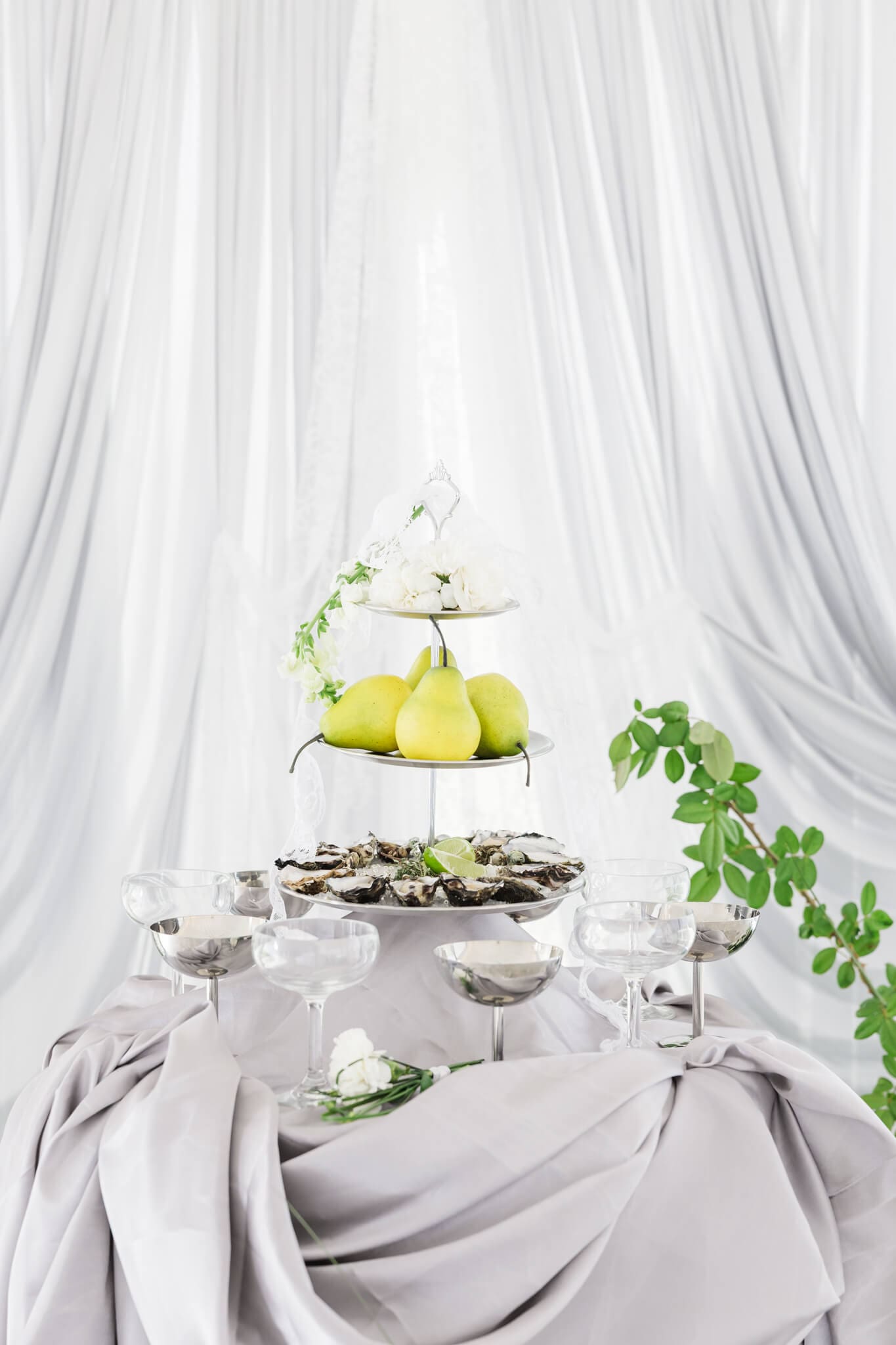 Beautifully styled wedding reception by Sugar and Spice Event Co. Photographed by Julie-Anne Photography.