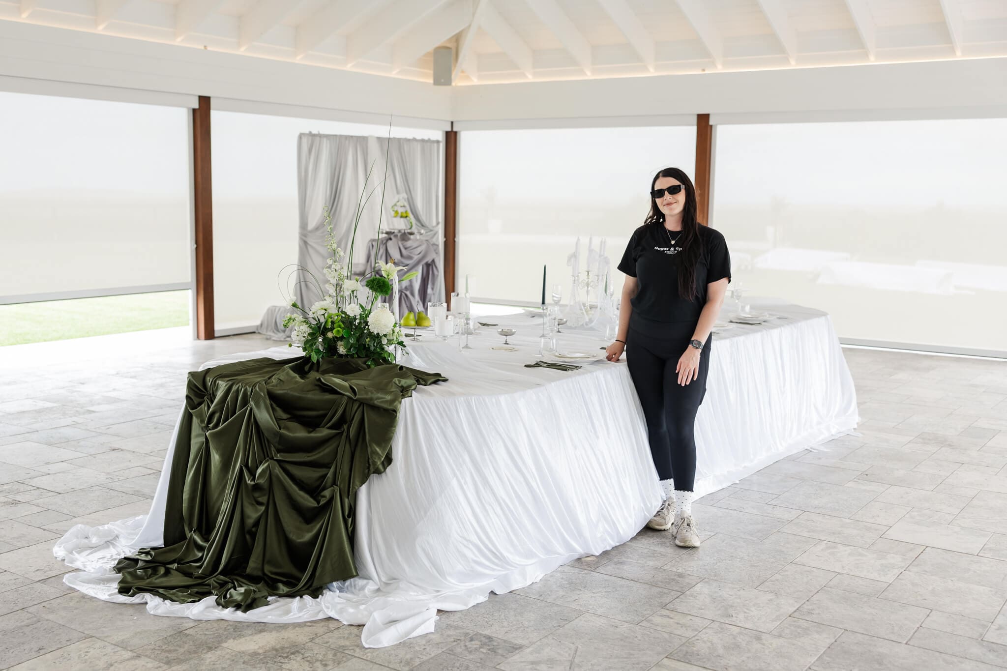 Beautifully styled wedding reception by Sugar and Spice Event Co. Photographed by Julie-Anne Photography.